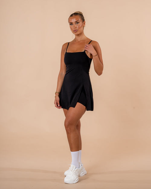 COURT CLUB DRESS BLACK - VITCHI VILANI