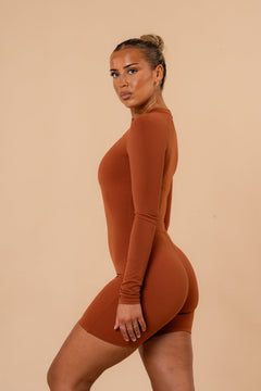 HALF BODYSUIT CHOCOLATE BROWN - VITCHI VILANI