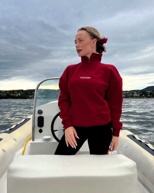 Premium Sweatshirt Red Wine