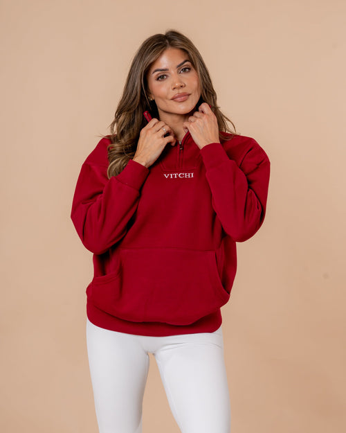 Premium Sweatshirt Red Wine - VITCHI VILANI