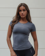 SKIM SOFT TOUCH TOP GREY - Vitchi Vilani