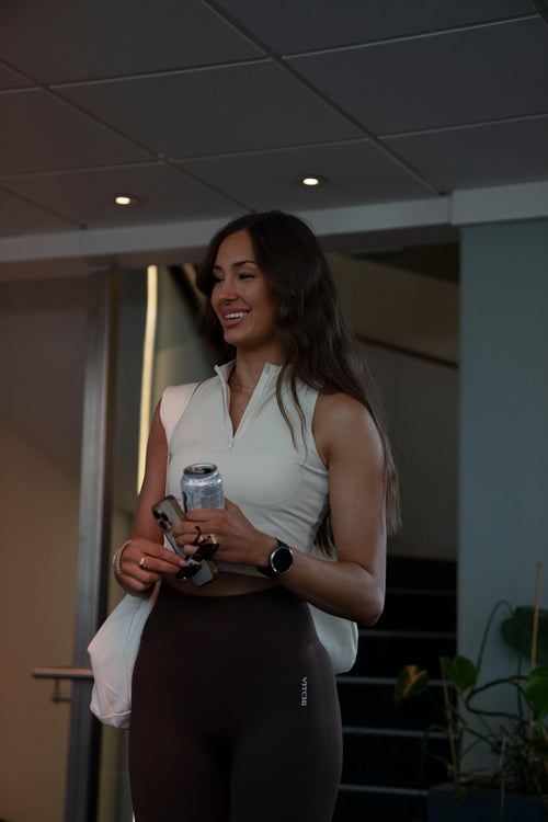 SUPREME ZIP TOP BEIGE - Vitchi Vilani